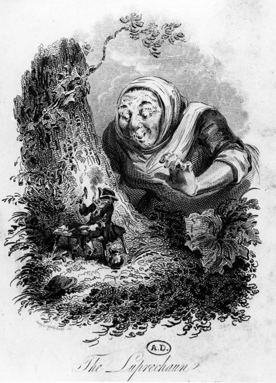The Leprechaun, c.1800-50 by George Cruikshank